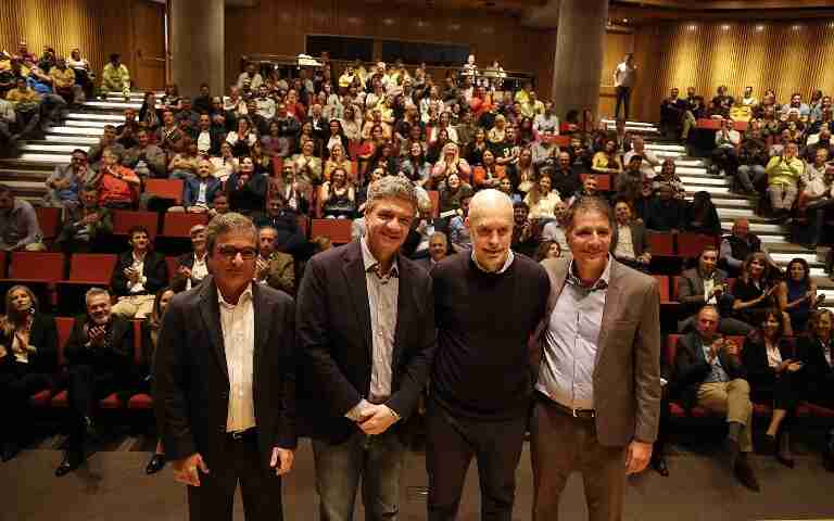 Rodríguez Larreta y Jorge Macri defendieron la construcción del viaducto del tren Sarmiento: “Es imprescindible para la Ciudad”