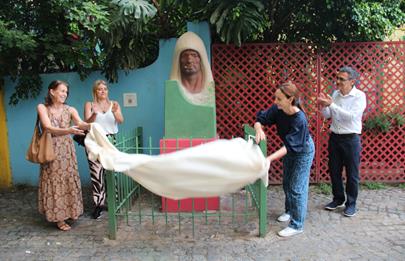 La Boca: Inauguración de esculturas en “Caminito”