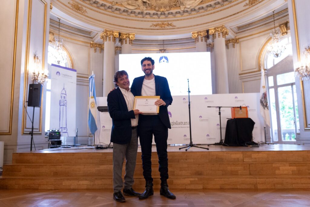 División Palermo: la Legislatura porteña declaró a Santiago Korovsky Personalidad Destacada de la Cultura