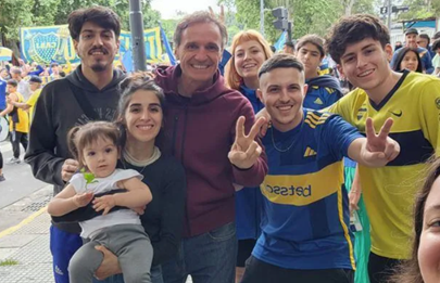 El ministro Katopodis fue a La Boca a apoyar a Riquelme