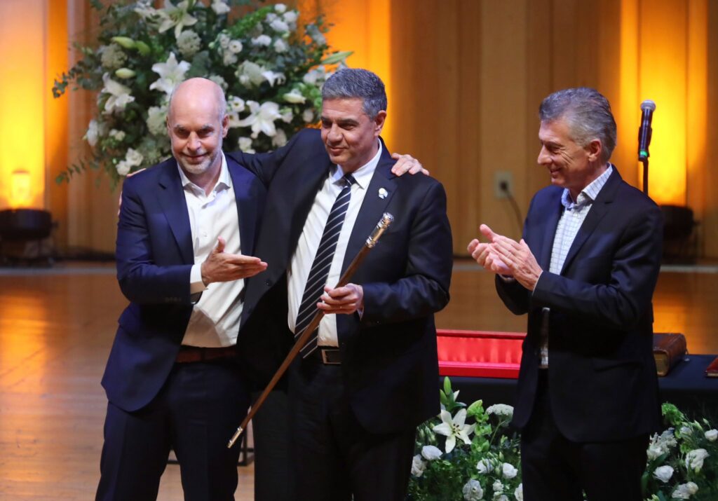 Usina del Arte: Jorge Macri recibió los atributos de Rodríguez Larreta y presentó a los nuevos ministros porteños