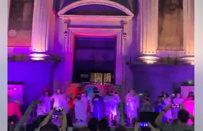 Pesebre musical viviente en la basílica de San José