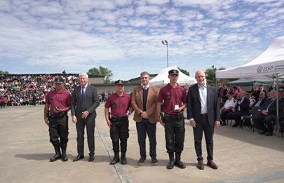 Acto de egreso de nuevos cadetes y bomberos de la Ciudad