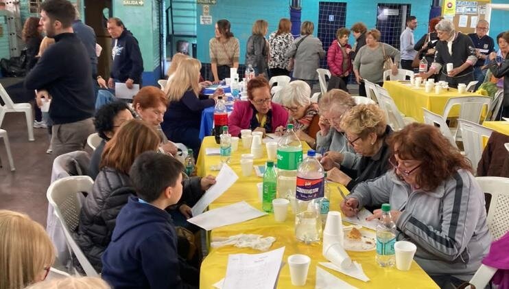 Celebración con centros de jubilados en la Comuna 5