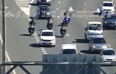 Persecución cinematográfica de Liniers a Saavedra