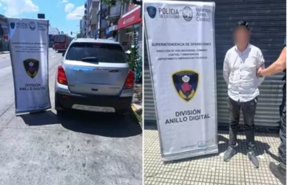 Circulaba en un auto con pedido de captura y fue identificado en Villa Lugano