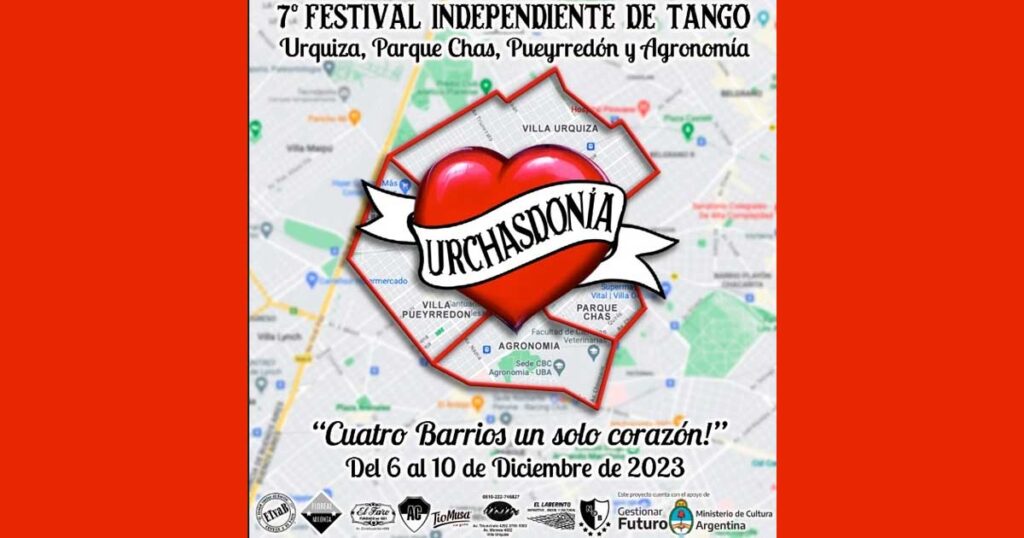 “Cuatro Barrios y un sólo Corazón”. Llega el 7º “Festival Independiente de Tango de Urchasdonía”