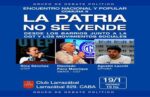 “La Patria no se vende” en el club Larrazábal