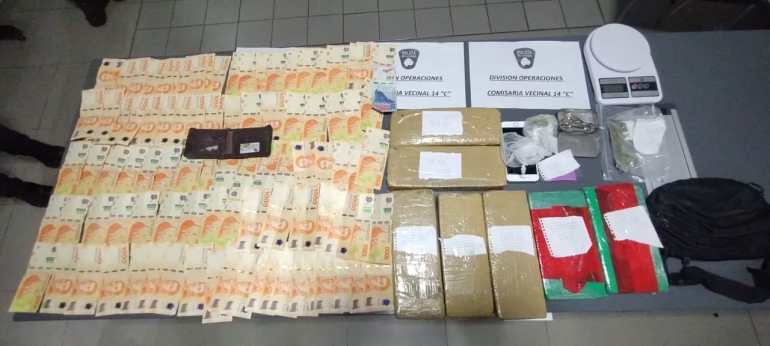 Detienen en Palermo a dealer con todo tipo de drogas