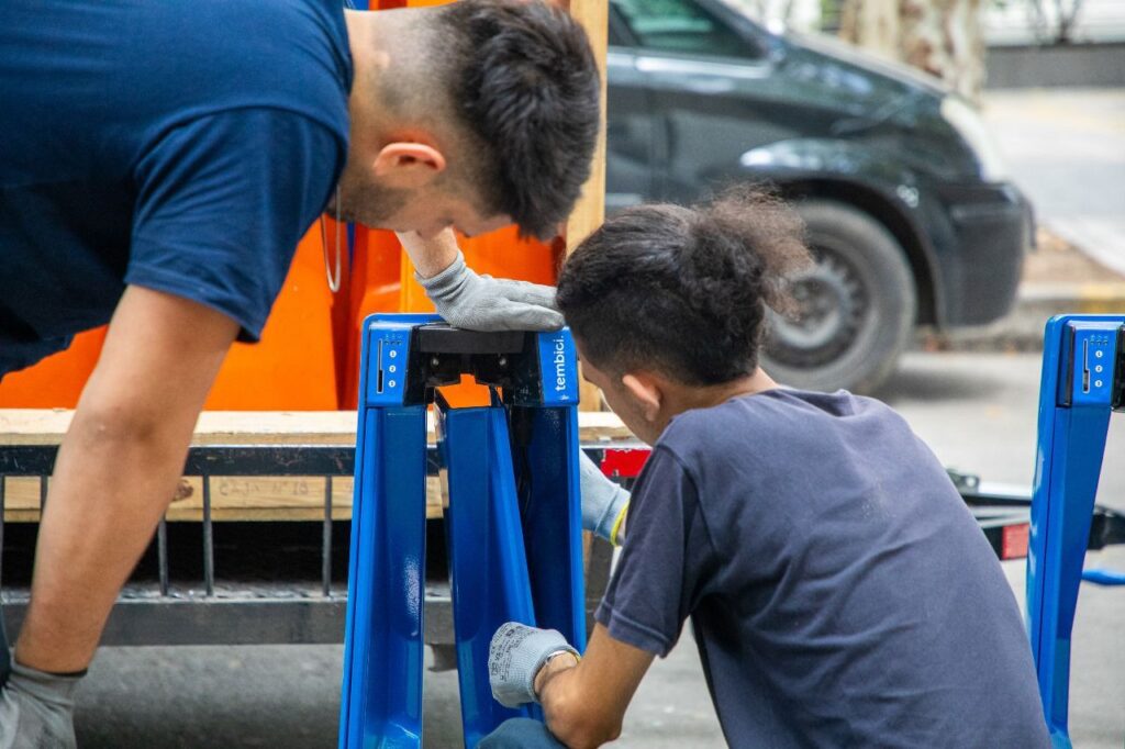 Por el nuevo sponsor, las Ecobici serán azules