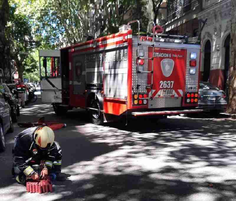 Almagro: incendio sin heridos en una vivienda de Mitre al 4100