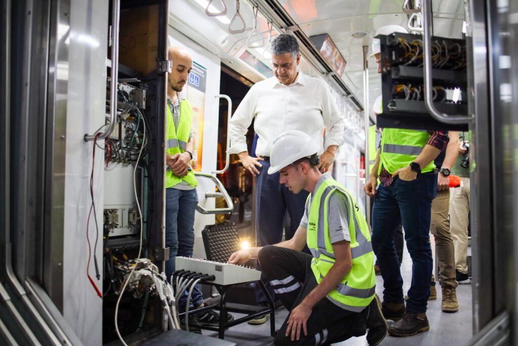 Jorge Macri, informó sobre las obras en la línea D