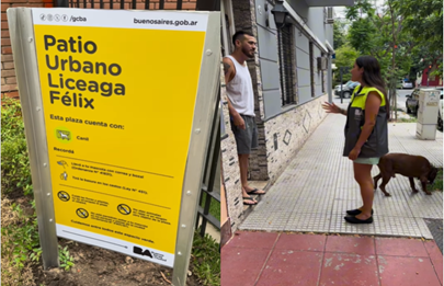 Parque Chacabuco: Inauguración de Canil en el Patio Urbano Liceaga Félix