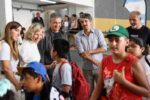 Jorge Macri acompañó a los chicos que van a las Escuelas de Verano en Almagro