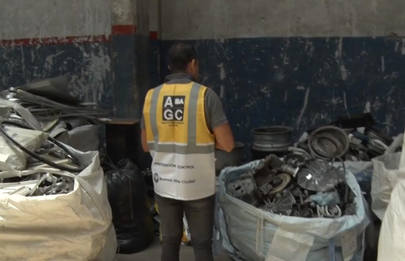 Inspecciones y clausuras de metaleras en la Comuna 4