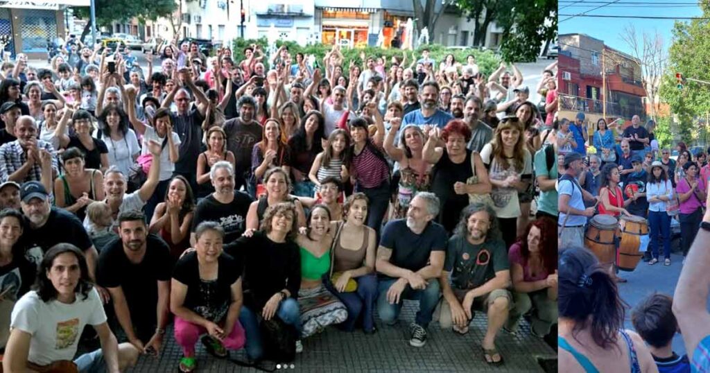 Parque Chas se sumó a la protesta “Música x necesidad y urgencia”