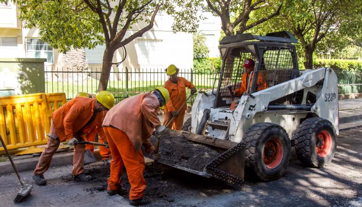 Repavimentan más de 200 cuadras en avenidas y calles en la Ciudad
