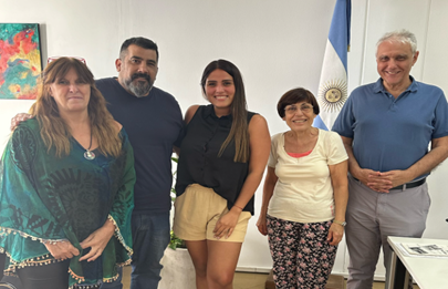 Reunión de la la Junta de Estudios Históricos de Parque Chacabuco con la comuna 7