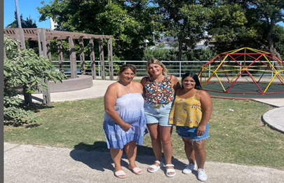 Recorridas de la Presidenta comunal junto al Riachuelo