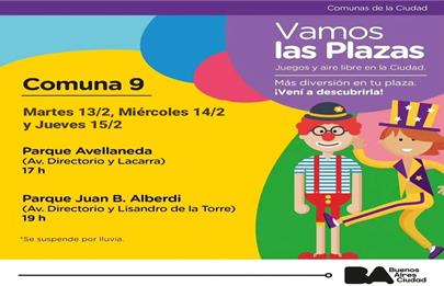 Sigue Vamos Las Plazas en febrero en la Comuna 9