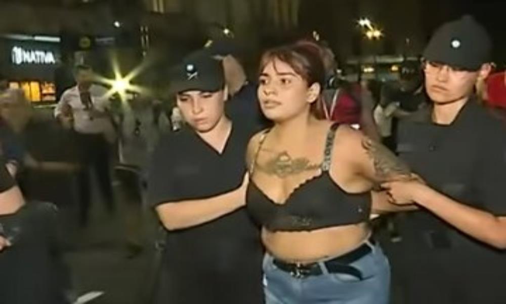 Repudio a la detención de mujeres