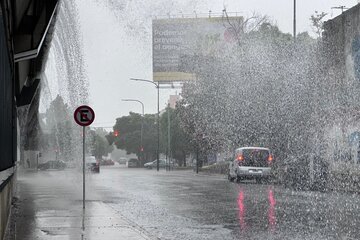 Media ciudad se volvió a inundar