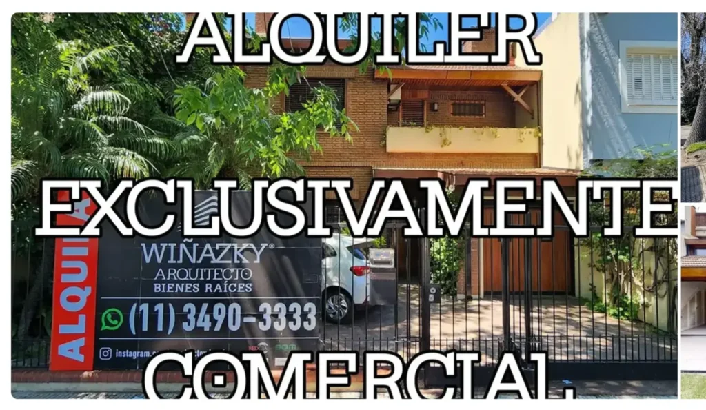 Aumenta la oferta de casas para alquileres comerciales en la zona 