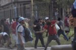 Aprobada la Ley Ómnibus, hubo incidentes y represión frente al Congreso: Bullrich demandará penalmente a “todos los que quemaron bienes públicos”