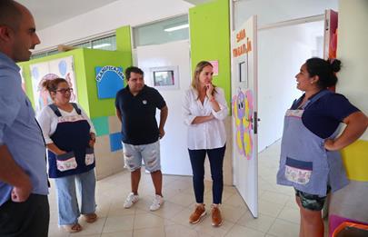 Clara Muzzio visitó el Centro Tortuga Manuelita de Parque Avellaneda