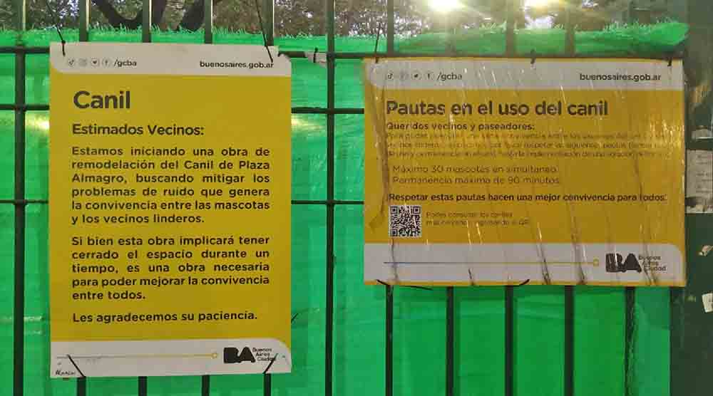 Convivencia perruna en Plaza Almagro