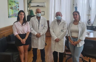 La comunera Dilaudo visitó el hospital Piñero de la comuna 7