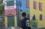 Mural en homenaje al barrio de La Boca en Córdoba