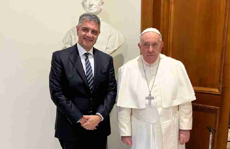 El Papa recibió a Jorge Macri