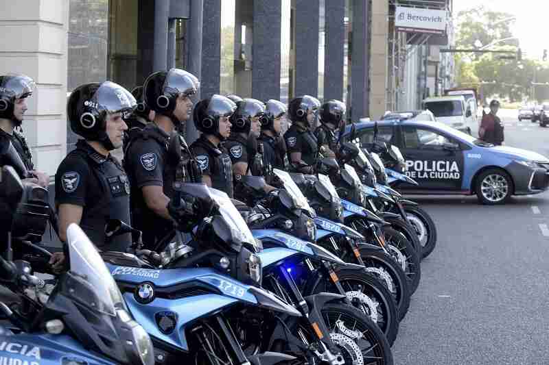 El GCBA refuerza los patrullajes de la policía motorizada