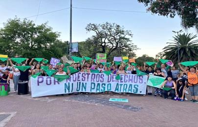 Semaforazo 8M en Parque Avellaneda