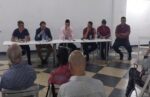 Reunión sobre seguridad con la presencia del presidente comunal