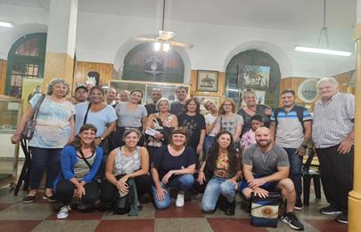 Reunión en el Museo Criollo de los Corrales del grupo Mercado de Hacienda