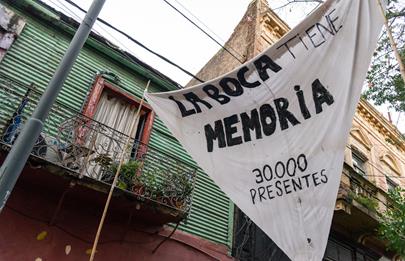 Marcha de antorchas, porque La Boca no olvida a sus desaparecidos
