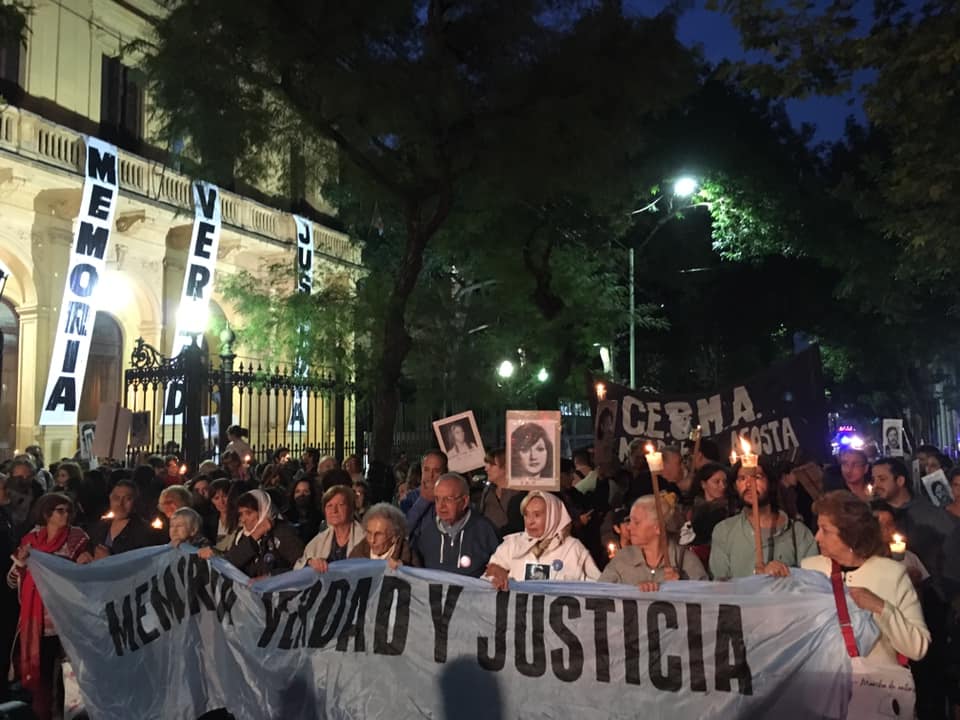 Por el temporal suspendieron la sexta marcha de antorchas de la Comuna 3, previo al Día de la Memoria