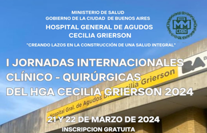 1° Jornadas internacionales clínico quirúrgicas en Hospital Grierson