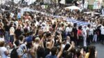 Multitudinaria marcha por el aniversario del golpe militar de 1976