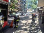 Almagro: se incendió un edificio en Gascón y Rivadavia, evacuaron a los vecinos y hospitalizaron a una mujer con quemaduras