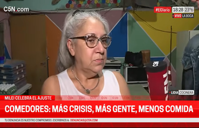  La Boca: comedores comunitarios sin recursos para atender