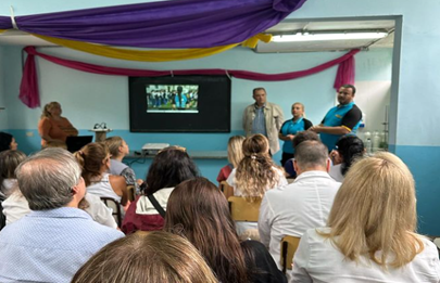 Charla sobre seguridad en Parque Chacabuco