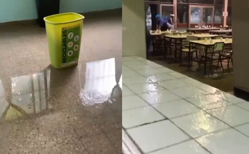 La escuela Cornelio Saavedra sufrió inundaciones en un aula y el comedor: “Años de reclamos”