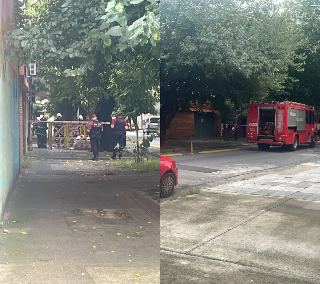 Principio de incendio en Miller entre Tamborini y Pedraza