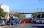 Choque múltiple en Avda Gral Paz altura Lugano