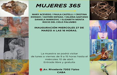 Muestra Mujeres “365” en la comuna 7