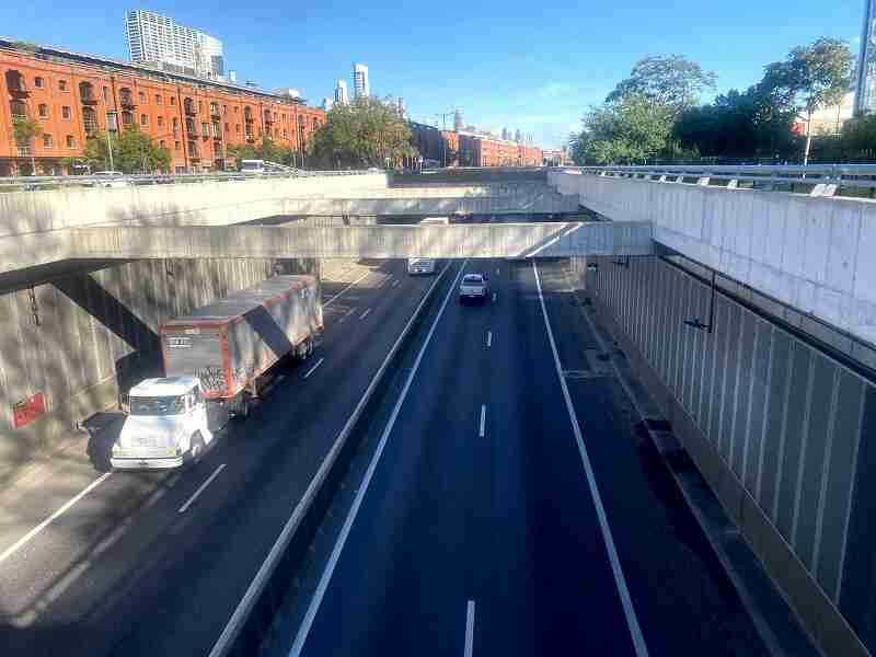 El tránsito liviano puede circular por el Paseo del Bajo los fines de semana y feriados