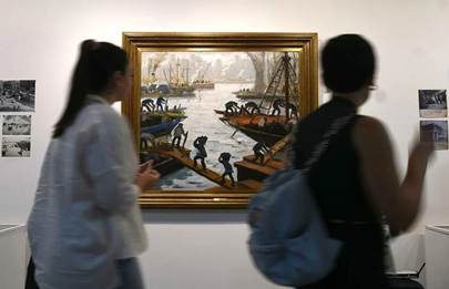 Muestra redescubre la labor social del artista Quinquela Martin